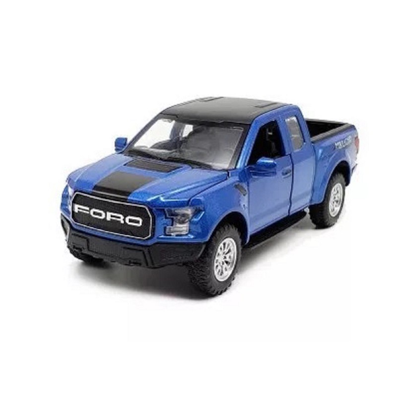 Mô hình đồ chơi ➤ XE FORD RANGER BÁN TẢI  ➤ Chất liệu kim loại, chạy cót, có âm nhạc (kích thước 17.5x6.7x6cm)