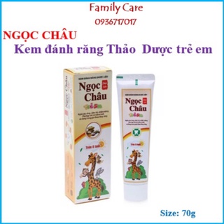 Kem đánh răng Ngọc Châu Trẻ em