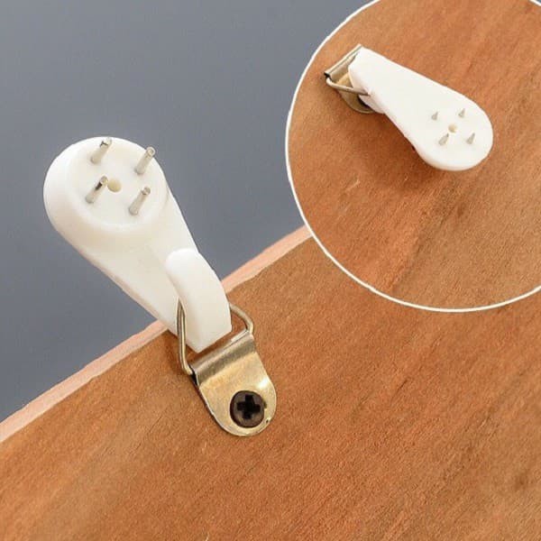 Móc dán tường có đinh chịu lực, móc kẹp treo đồ chắc chắn
