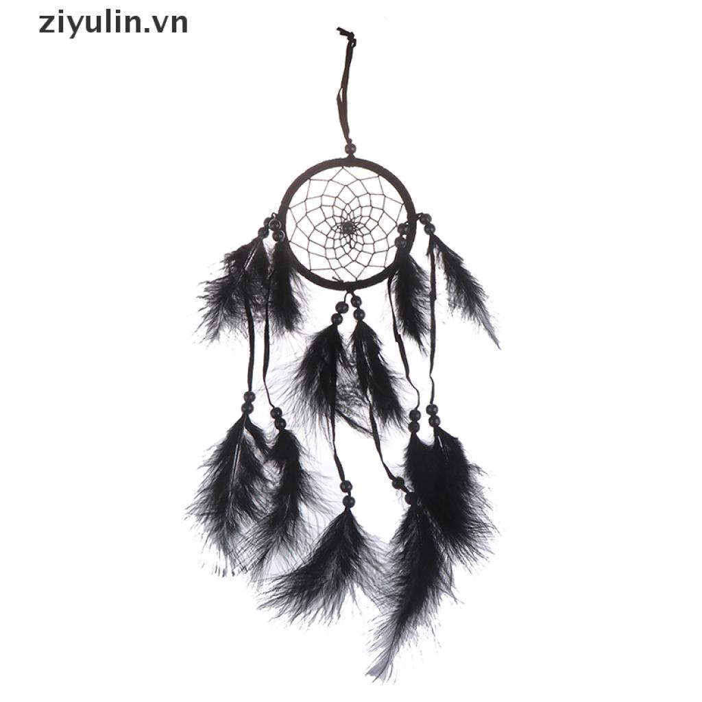 Dreamcatcher Đính Lông Vũ Thủ Công Treo Trang Trí Nhà Cửa / Xe Hơi