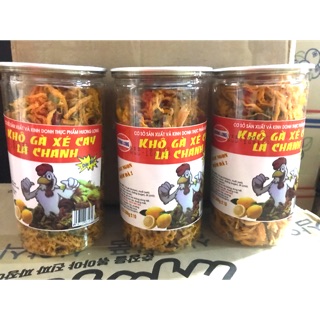 KHÔ GÀ XÉ CAY LÁ CHANH lọ 300gr