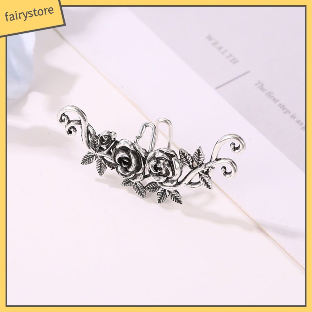 1 Khuyên Tai Hình Hoa Hồng Cá Tính Cho Nữ