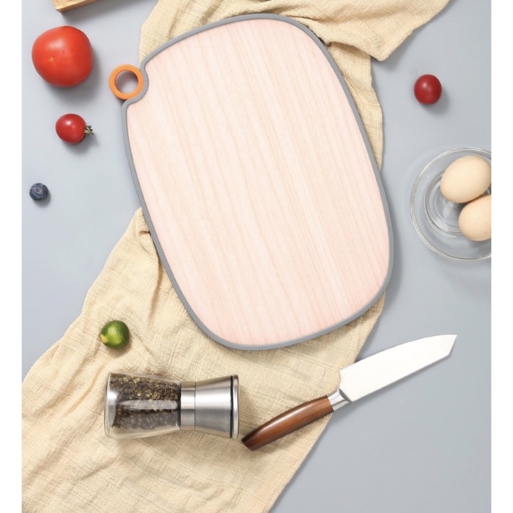 Thớt 2 mặt ECOCO Inox 304, Nhựa PP kháng khuẩn cao cấp | Thớt thái chuyên dụng nhà bếp, hoa quả, đồ tươi sống đa năng