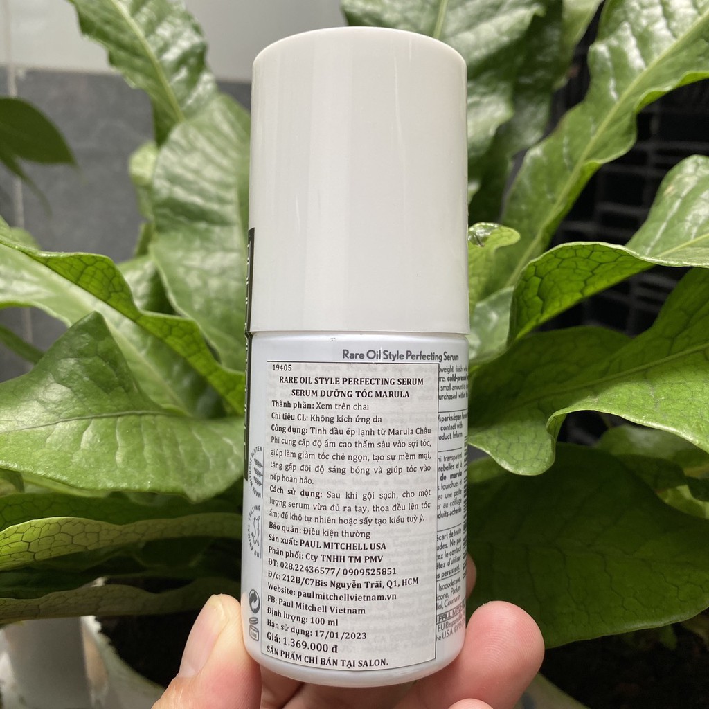 Tinh dầu dưỡng tóc Marula Rare Oil Style PERFECTING SERUM Paul Mitchell 100ml
