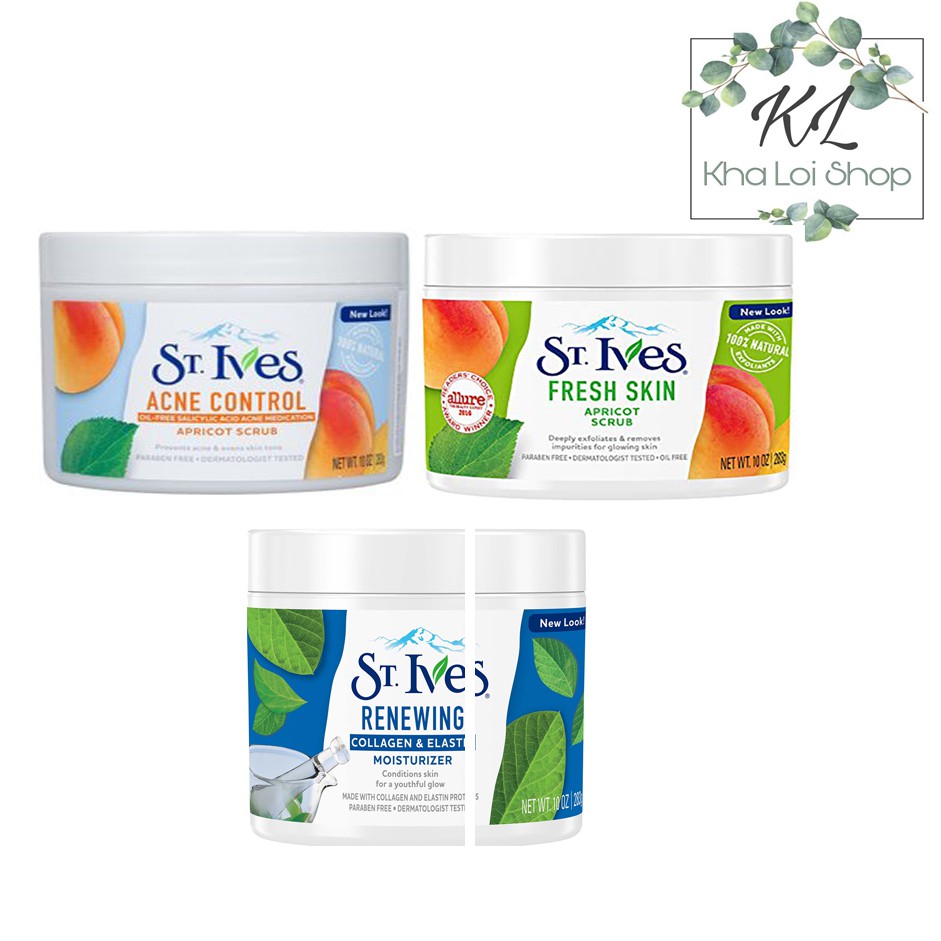 Hủ Dưỡng Ẩm HoặcTẩy tế bào chết St.ives 283G