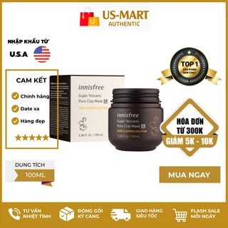 Mặt nạ đất sét Innisfree Super Volcanic Pore Clay Mask 2X