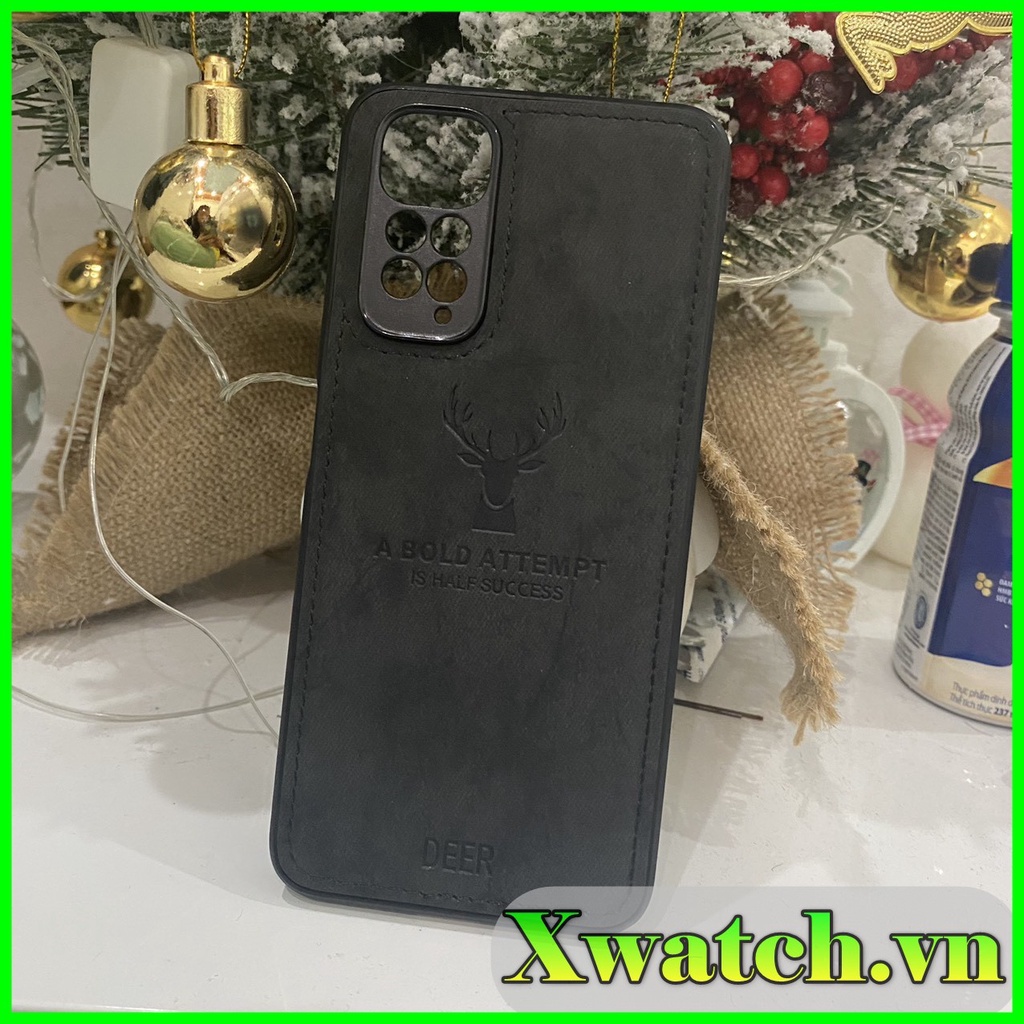 Ốp lưng Vải jean Họa tiết Deer cho Xiaomi Redmi Note 10 Note 10 pro Redmi 10 Note 11 4g 11s Note 11 pro Quốc tế