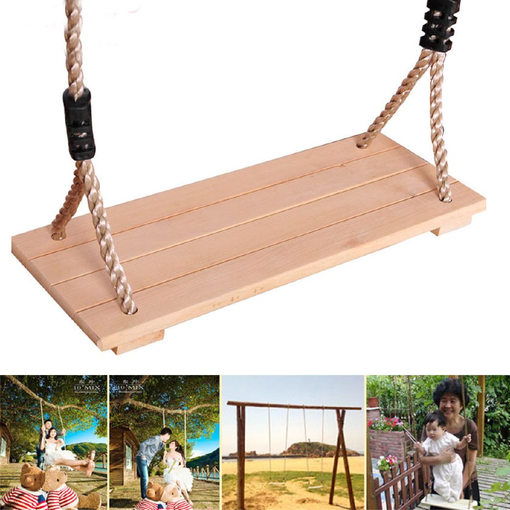 Xích đu gỗ cho bé chơi