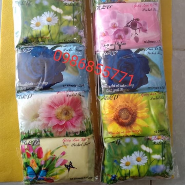 KHĂN VÍ KHÔ BỎ TÚI ( lốc 10bịch )