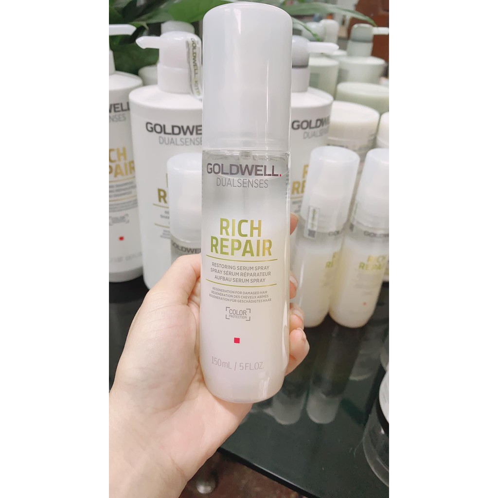 [ Goldwell Chính Hãng ] Xịt Dưỡng Tóc Goldwell Rich Repair Restoring 150ml