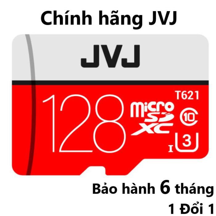 Thẻ nhớ JVJ 16/32/64/128 Gb✨CHÍNH HÃNG 💥 JVJ Pro U3 Class 10 – chuyên dụng cho CAMERA tốc độ cao - Bh 5 năm