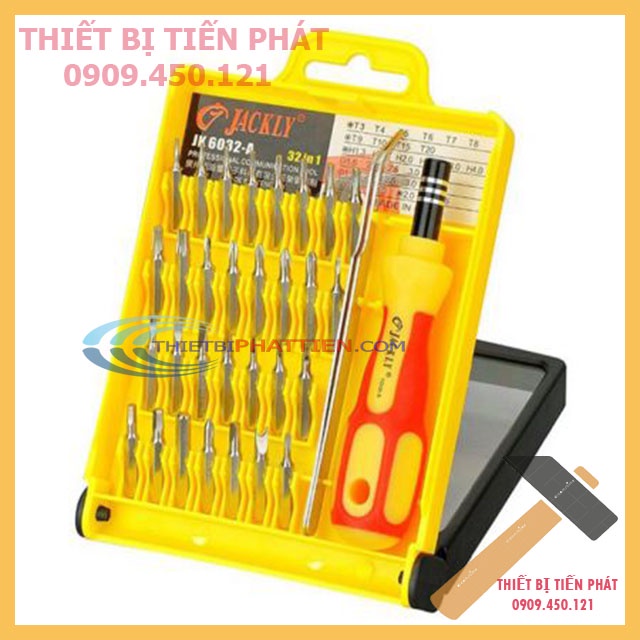 Bộ Tuốc Nơ Vít, Tua Vít, Bộ Vít Vuông 6032 Gồm 32 IN 1 Món Kèm Nhíp Cao Cấp