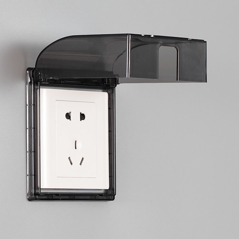 A-LIFE Hộp Đựng Bảo Vệ Ổ Cắm Điện Chống Thấm Nước Cho Nhà Tắm