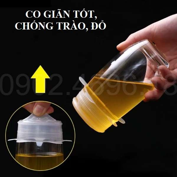 Nắp đậy thực phẩm silicon chịu nhiệt tốt giúp bảo quản thức ăn siêu bền