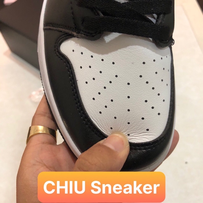 [ CHIU Sneaker ] giày Sneaker cổ thấp đen trắng jordan xám smoke cổ thấp