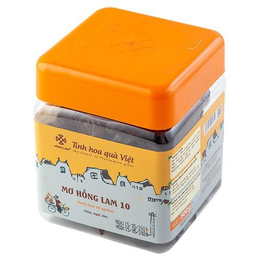 Ô MAI MƠ HỒNG LAM 10 CHUA NGỌT HỘP 500G