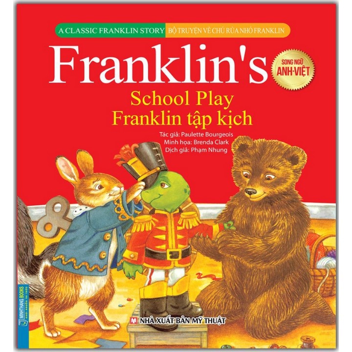 Sách-Combo 2c Bộ truyện về chú rùa nhỏ Franklin - Franklin muốn thay răng và Franklin tập kịch