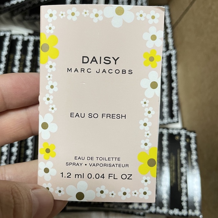 Sample mẫu thử Vial nước hoa chính hãng MARC JACOB  Daisy, Daisy Love, Daisy Eau So Fresh 1.2ml