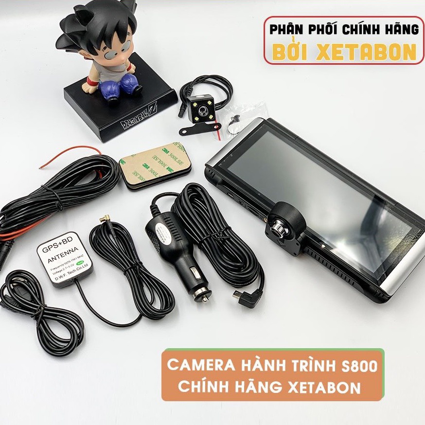 Camera Giám Sát Hành Trình Ô Tô Thông Minh Xetabon S800 Hệ Điều Hành Adroid 5.1, Sim Sóng 4G LTE, Định Vị GPS, Bluetooth