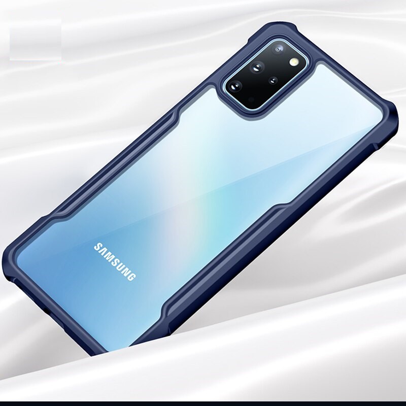 Ốp lưng chống sốc lưng trong cứng, viền dẻo nhiều màu NTC cho các dòng điện thoại Samsung / Oppo / Realme