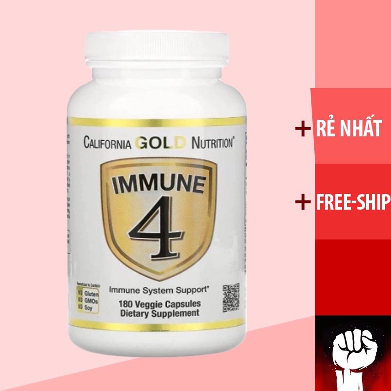 Immune 4 california gold nutrition immunehỗ trợ miễn tăng miễn dịch - ảnh sản phẩm 1