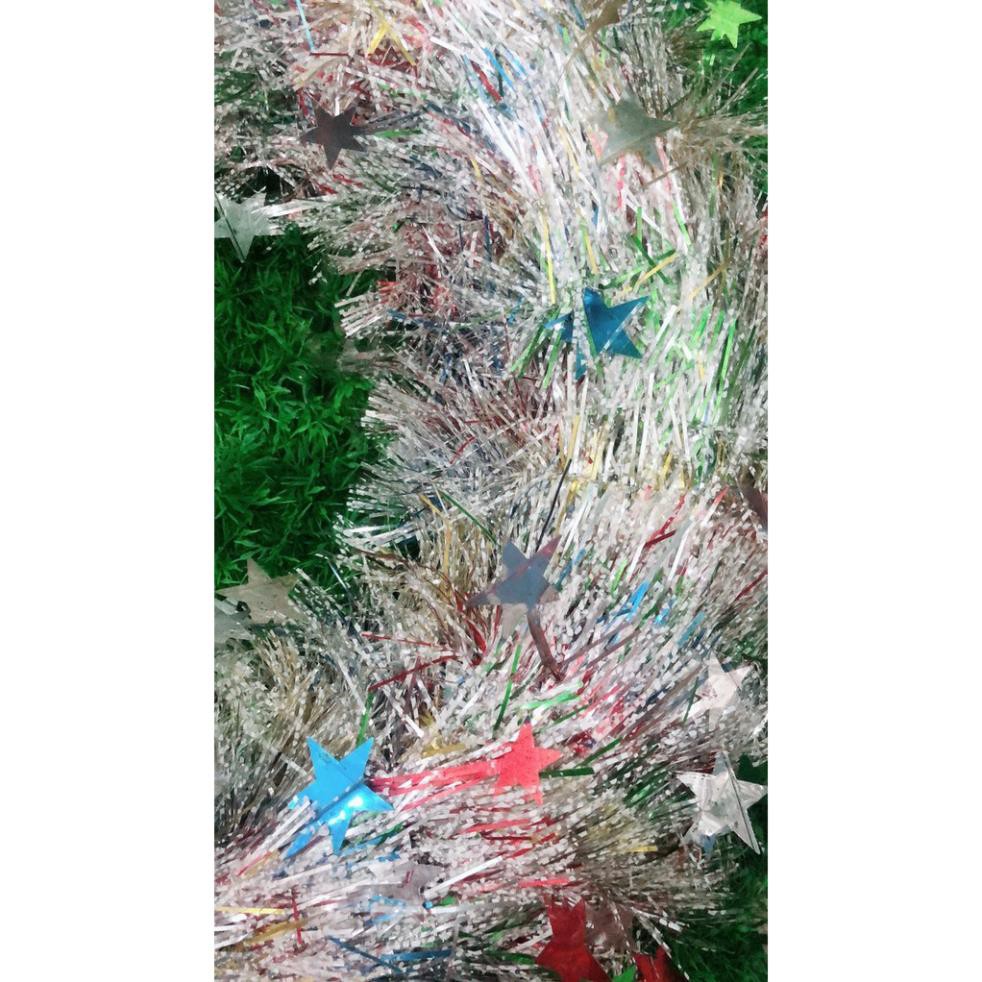 Vòng kim tuyến trang trí nhiều màu - Vòng trang trí Noel
