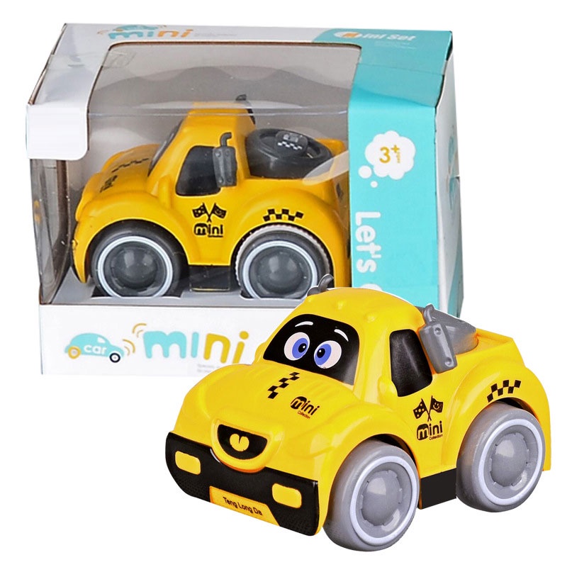 Đồ chơi mô hình ZHAN QI TOYS xe cảnh sát hoạt hình đáng yêu vui nhộn dành cho trẻ em