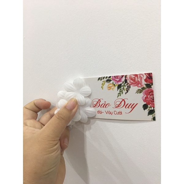 50 hoa vải thủ công loại đẹp dùng kết áo trang trí