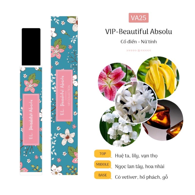 BEAUTIFUL ABSOLU Tinh Dầu Nước Hoa Cao Cấp Jayden Boutique