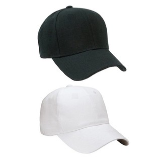 Combo 02 mũ lưỡi trai Đen - Trắng