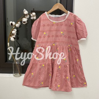 Áo Bầu Đẹp HYO dáng babydoll chất Boi Thêu Tay Bo Freesize dưới 75kg