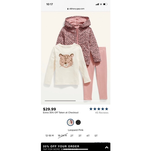 XẢ KHO DƯ XỊN CẮT MÁCÁo khoác nỉ Oldnavy bé gái dài tay thu đông