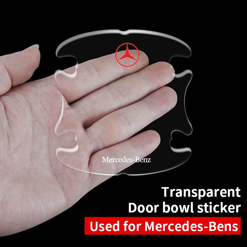Phù Hợp Phim Dán Tay Nắm Cửa Xe Hơi Chống Trầy Cho Mercedes-Benz GLC260 E300L C200A E300L C200A