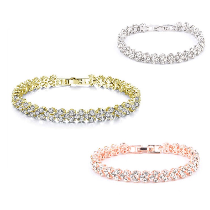 Vòng Tay Đính Đá Pha Lê Sang Trọng