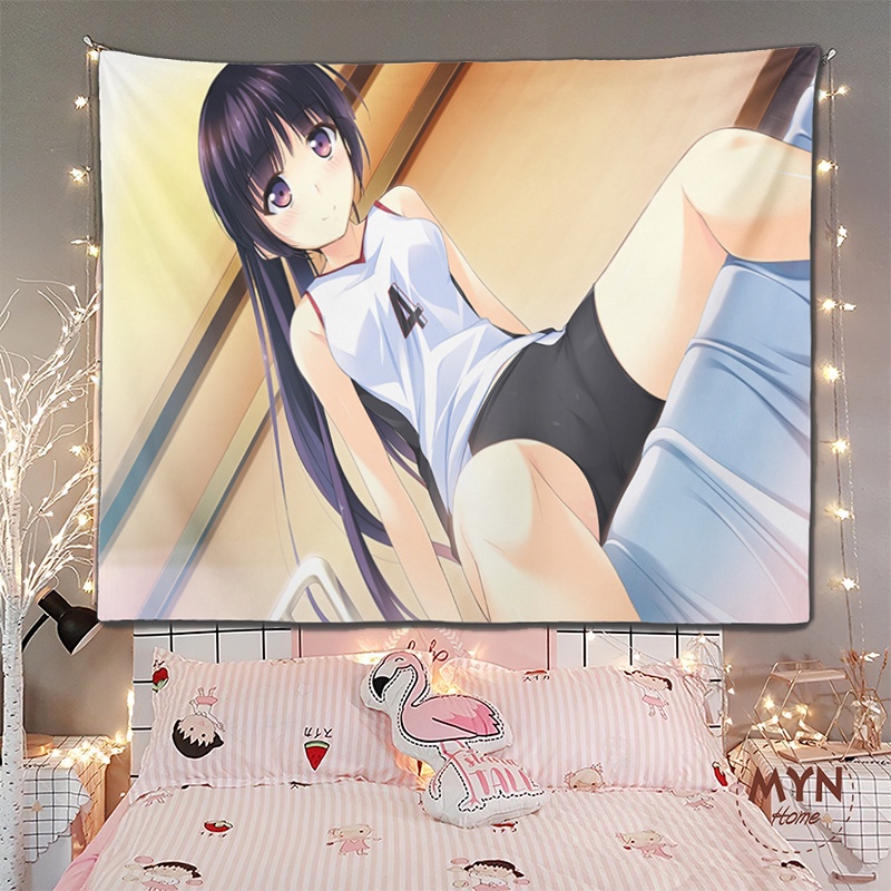 Tranh anime trang trí phòng-Tặng kèm bộ đèn led và móc treo-miễn phí vận chuyển với gói freeship extra.Oder là có ngay.
