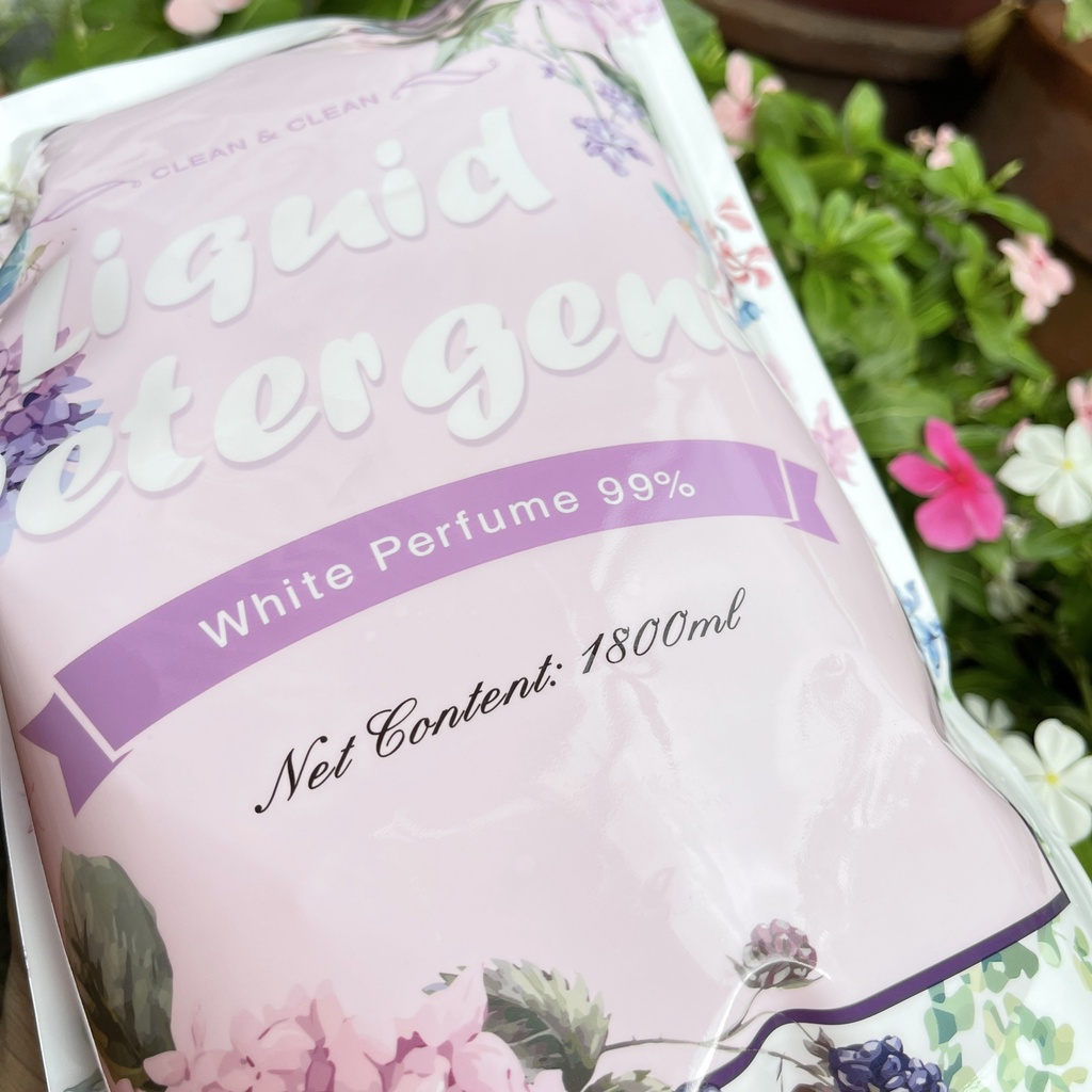 Nước giặt Clean &amp; Clean hương thơm dịu nhẹ an toàn cho gia đình 1.8l NPP G20shop