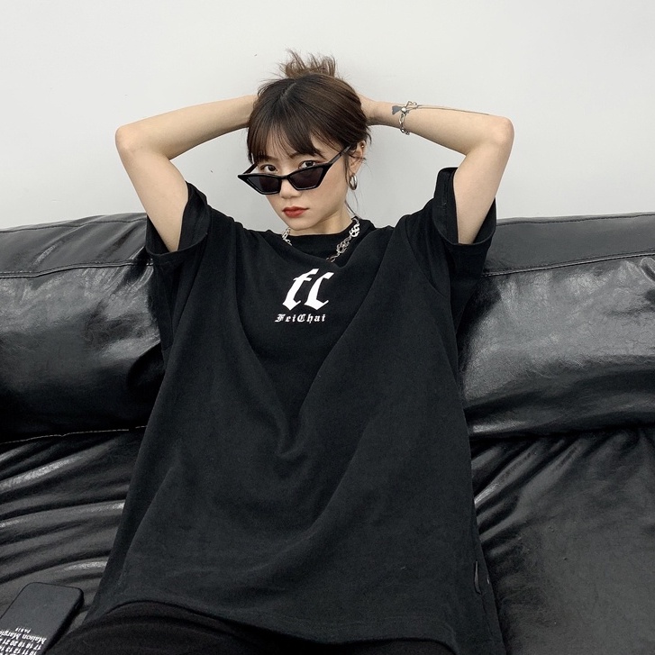 Áo thun SUXI tay ngắn dáng rộng phong cách Hàn Quốc thời trang mùa hè cho nữ