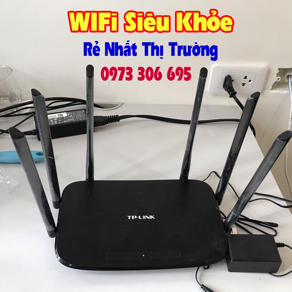 Bộ Phát Wifi 6 Râu TPlink WDR7300 - Siêu Khỏe