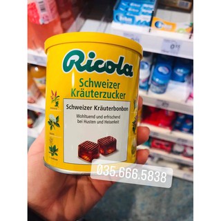 🇩🇪 KẸO NGẬM HO RICOLA- HÀNG NỘI ĐỊA ĐỨC - 250g