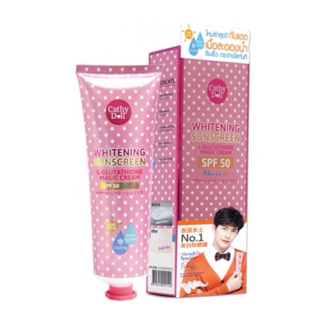 KEM CHỐNG NẮNG MAKE UP BODY WHITENING SUNSCREEN – CATHY DOLL 138ml