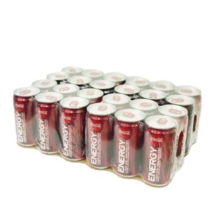 Thùng 24 lon Coca Energy nước tăng lực có thành phần lá Guarana