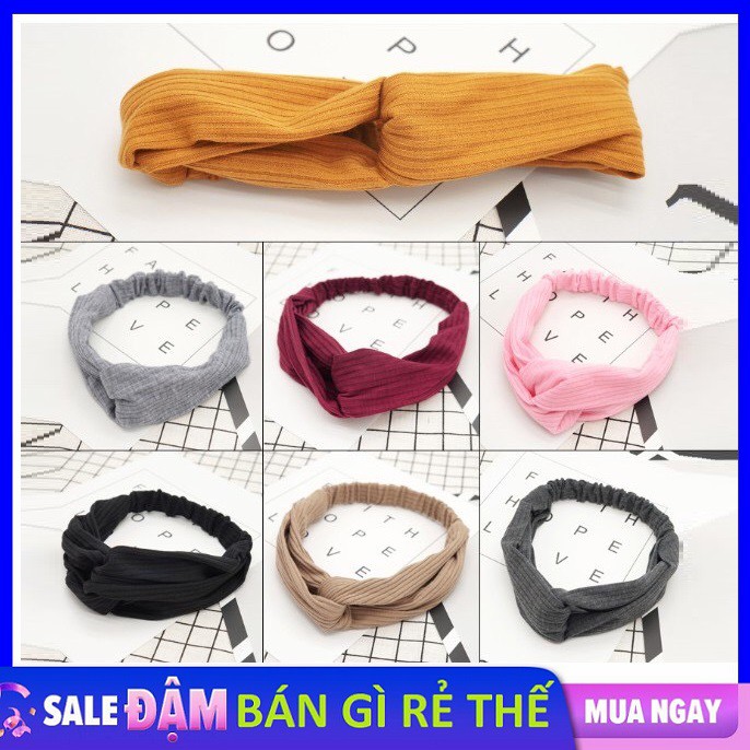 BĂNG ĐÔ VẢI NHUNG MỀM - TURBAN THỜI TRANG (nhiều màu)