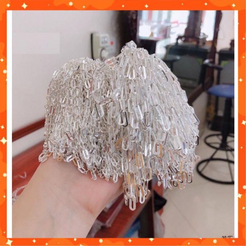 Lắc tay xích  bạc đẹp