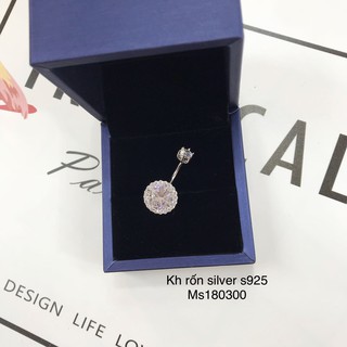 Khuyên rốn bạc 925 cao cấp