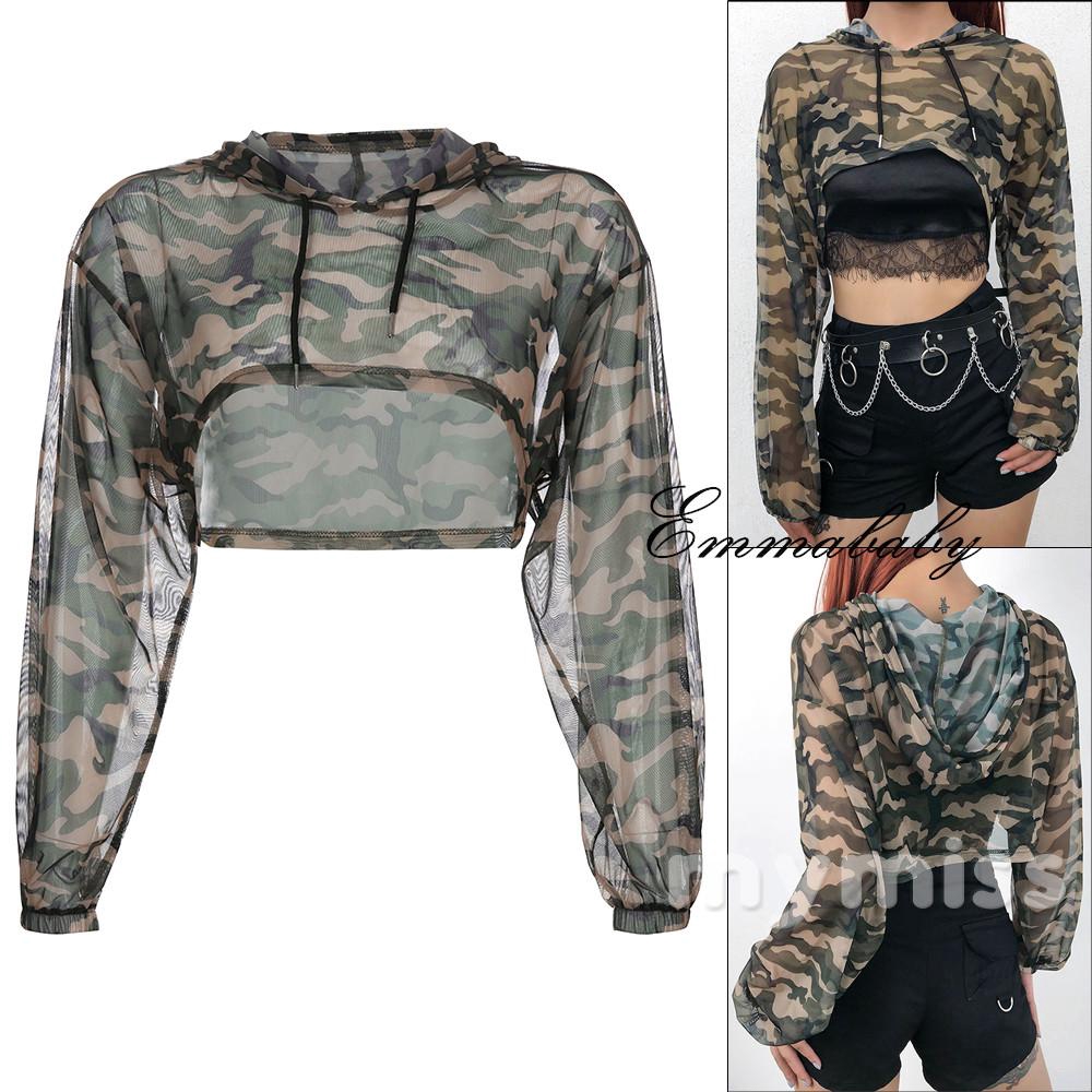 Áo lưới tau dài thiết kế dáng ngắn gợi cảm cho nữ