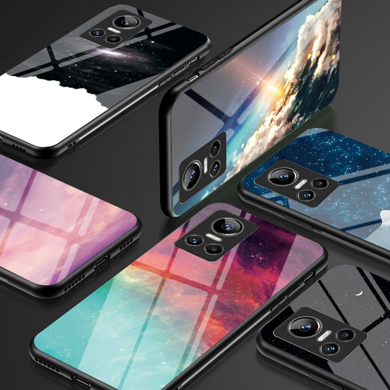 Ốp Điện Thoại Cứng Chống Trầy Xước Họa Tiết Bầu Trời Đầy Sao Cho OPPO Realme GT Neo 3 2 2T 3T Neo3 Neo2 Neo2T GT2 Pro