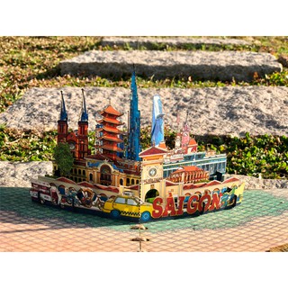 Thiệp 3D Sài Gòn trong trái tim tôi TAYTA