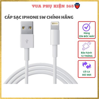 Dây Sạc IP,Cáp Sạc IP5W Cổng USB To-Hàng ZIN BÓC MÁY,Bảo Hành 12 Tháng
