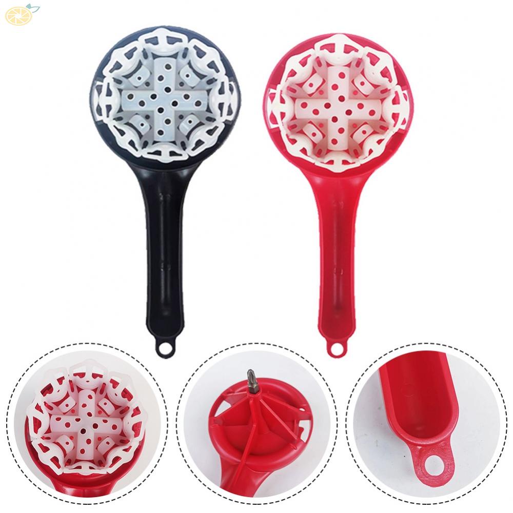 【VARSTR】Coffee Machine Parts Double Cleaning Plastic+Silicone 1 Pcs Coffee Grinder Brush