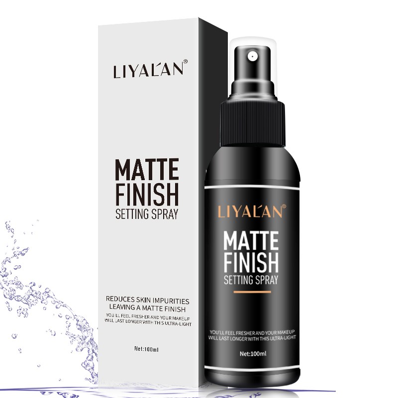 Chai Xịt Trang Điểm LIYAL'AN 100ml Dưỡng Ẩm Kiểm Soát Dầu Lâu Trôi